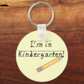 Ik ben in Kindergarten Tshirts en Gifts Sleutelhanger (Voorkant)