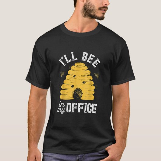 Ik ben in mijn Kantoor Funny Beekeeper Beek T-shirt (Voorkant)