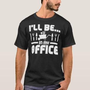 Ik ben in mijn kantoor Tuin Grappige Tuinman Tuini T-shirt