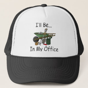 Ik ben in mijn Kantoor tuin Trucker Pet