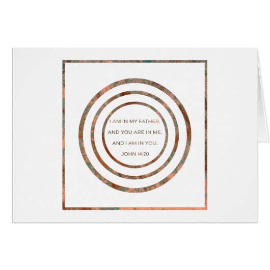 Ik ben in mijn vader Johannes 14:20 (Voorkant Horizontaal)