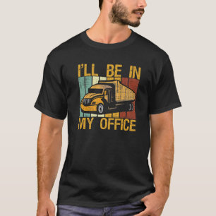 Ik ben in m'n Kantoor grappige tas. T-shirt