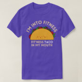 Ik ben in Ness Ness Taco in mijn mond T-shirt (Design voorkant)