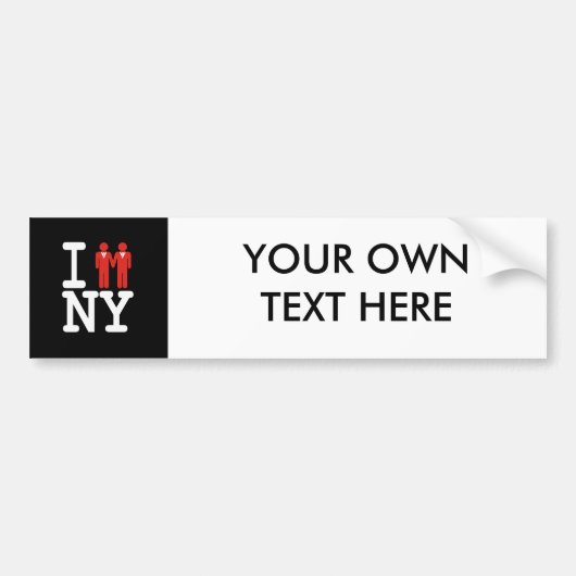 IK BEN IN NY MANNEN GEMAAKT -.png Bumpersticker (Voorkant)