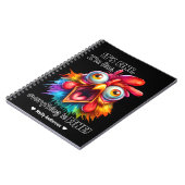 Ik ben in orde, alles is Funny Chicken Notitieboek (Linkerzijde)