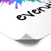 Ik ben in orde, alles is Funny Chicken Poster (Hoek)