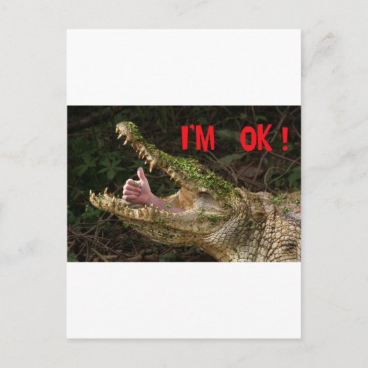 Ik ben in orde. briefkaart (Voorkant)