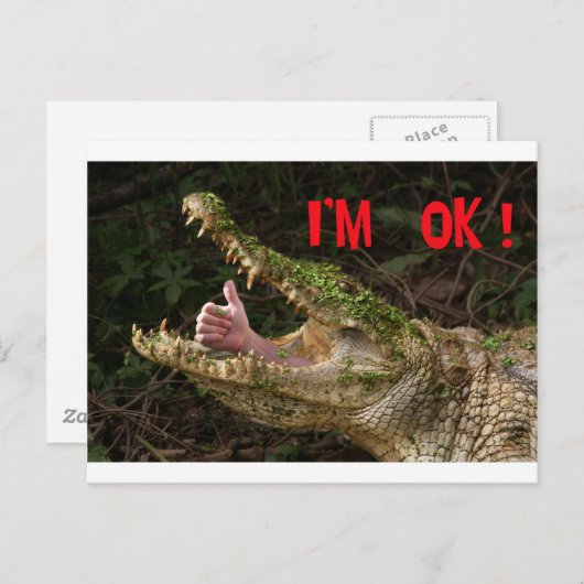 Ik ben in orde. briefkaart (Voorkant / Achterkant)