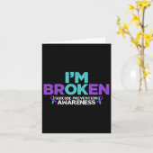 Ik ben in orde, ik ben Broken Suicide Prevention A Kaart (Gele Bloem)