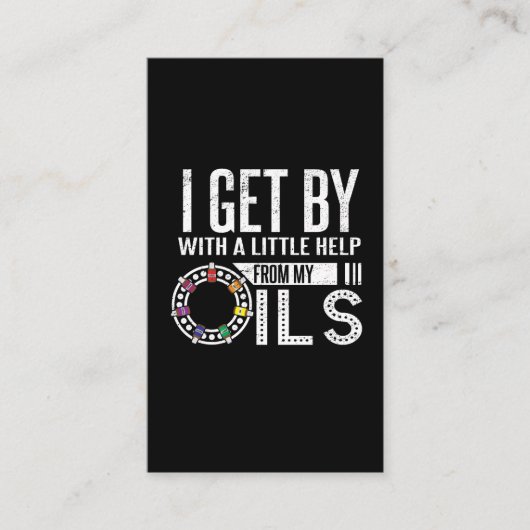 Ik ben in orde met mijn Essential Oils Visitekaartje (Voorkant)