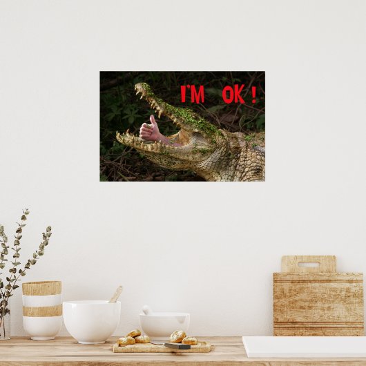 Ik ben in orde. poster (Keuken)