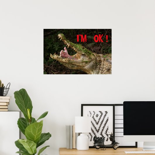 Ik ben in orde. poster (Thuiskantoor)