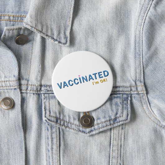 Ik ben in orde. ronde button 7,6 cm (In situ)