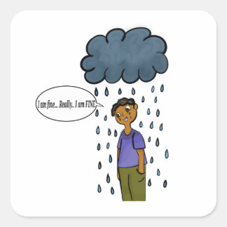"Ik ben in orde" Sticker