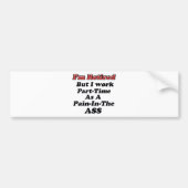 Ik ben in rust bumpersticker (Voorkant)