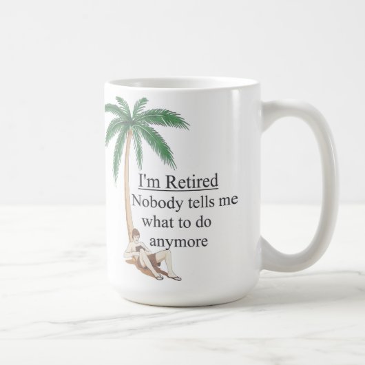 Ik ben in rust koffiemok (Rechts)