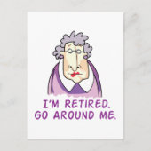 Ik ben in ruste briefkaart (Voorkant)