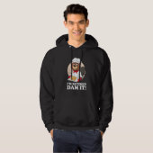 Ik ben in ruste Dam Het Beaver Baker Bakkerij Reti Hoodie (Voorkant volledig)