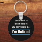 Ik ben in ruste Funny Sleutelhanger (Voorkant)