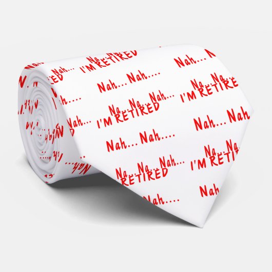 Ik ben in ruste Nah Nah Na Nah Stropdas (Opgerold)