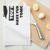 Ik ben in ruste theedoek (Quarter Fold)