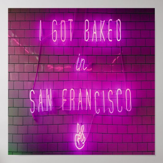 Ik ben in San Francisco gekreukt. Poster (Voorkant)
