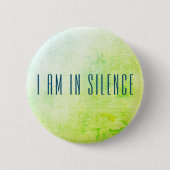 Ik ben in Silence Meditation Button voor Retreat (Voorkant)
