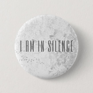 Ik ben in Silence Meditation Button voor Retreat