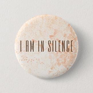 Ik ben in Silence Meditation Button voor Retreat