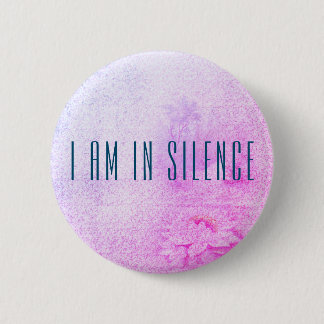 Ik ben in Silence Meditation Button voor Retreat