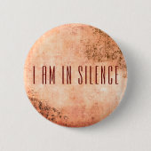 Ik ben in Silence Meditation Button voor Retreat (Voorkant)