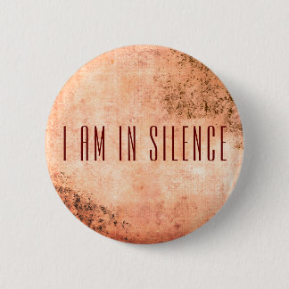 Ik ben in Silence Meditation Button voor Retreat