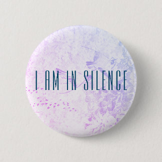 Ik ben in Silence Meditation Button voor Retreat