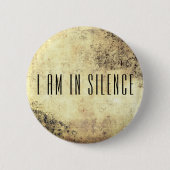 Ik ben in Silence Meditation Button voor Retreat (Voorkant)