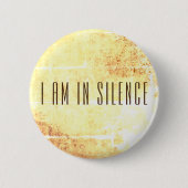 Ik ben in Silence Meditation Button voor Retreat (Voorkant)
