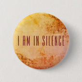 Ik ben in Silence Meditation Button voor Retreat (Voorkant)