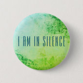 Ik ben in Silence Meditation Button voor Retreat (Voorkant)