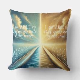 Ik ben in staat - Affirmatie Sierkussen