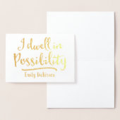 Ik ben in staat folie kaarten (Display)