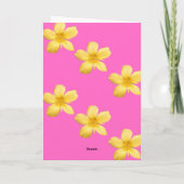 Ik ben in staat tot verbazingwekkende dingen bedankkaart (Achterkant)