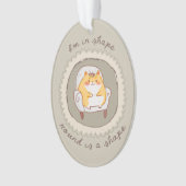 Ik ben in vorm aangepast ornament (voorkant)