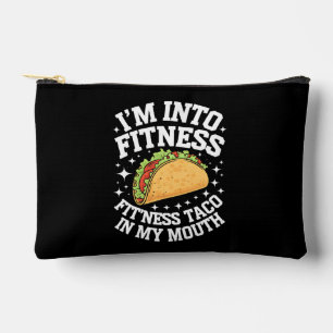 Ik ben in vormfitness Taco in mijn mond Grappige s Etui