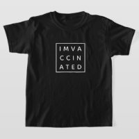 Ik ben ingeënt | Covid Modern Minimal Black