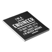 Ik ben ingenieur - Engineering Funny Notitieblok (Schuin)