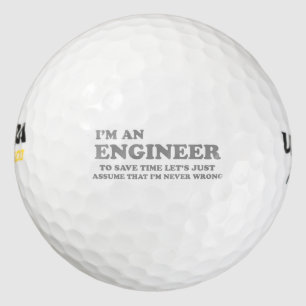 Ik ben ingenieur golfballen