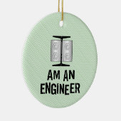 Ik ben ingenieur keramisch ornament (Rechts)