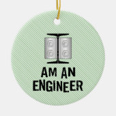 Ik ben ingenieur keramisch ornament (Voorkant)