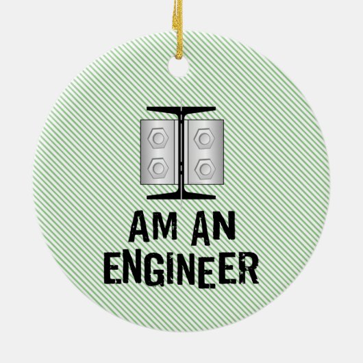 Ik ben ingenieur keramisch ornament (Achterkant)