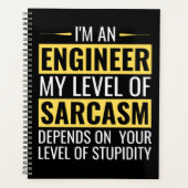 Ik ben ingenieur op mijn niveau, ingenieurscadeaut planner (Voorkant)