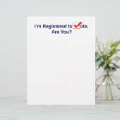 Ik ben ingeschreven bij de stemming in 2024 briefhoofd (Staand voorkant)